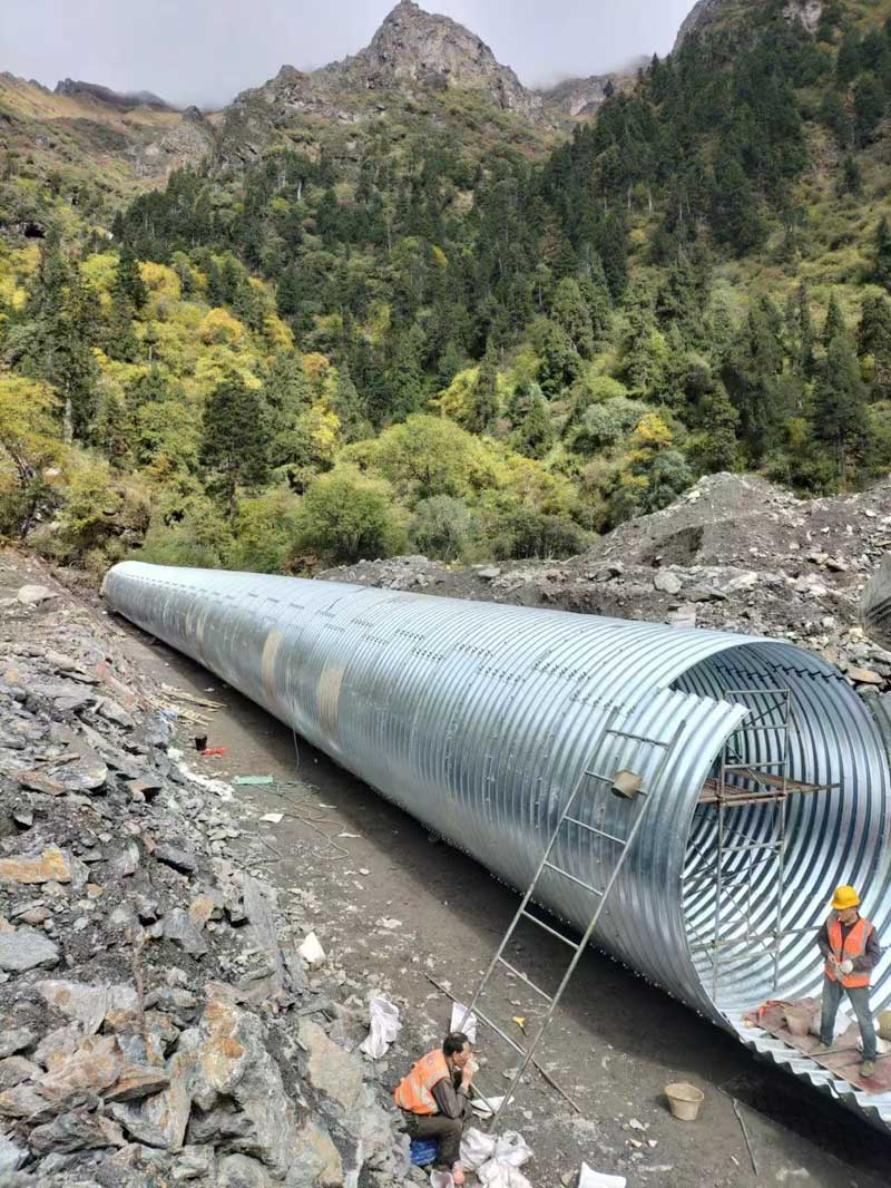 钢波纹管涵:优势加持下的广泛应用前景